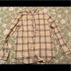 Jcrew Boy Fit Lightweight Flannel